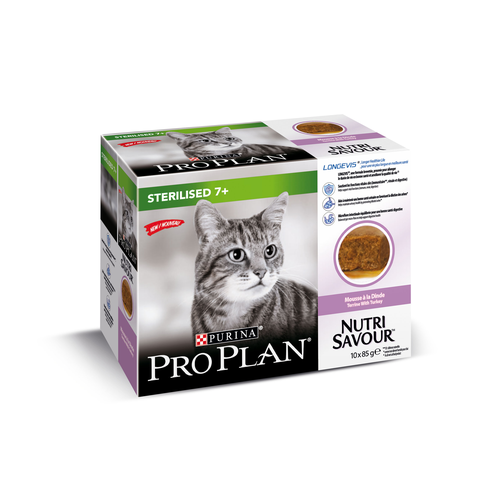 Sterilised 7+ PP NUTRISAVOUR STERILISED 7+ Cat Turkey 85g - MyStetho Veterinary