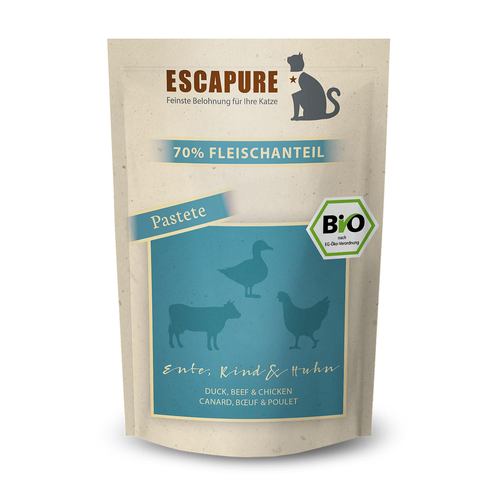 ESCAPURE canard, bœuf &amp; poulet BIO - MyStetho Veterinary