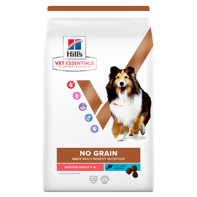 Hill's Vet Essentials MULTI-BENEFIT No Grain Adult Medium Huhn und Kartoffel 10 kg - MyStetho Veterinary