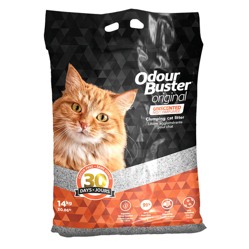 Odour Buster Litière pour chat, neutre,14kg - MyStetho Veterinary