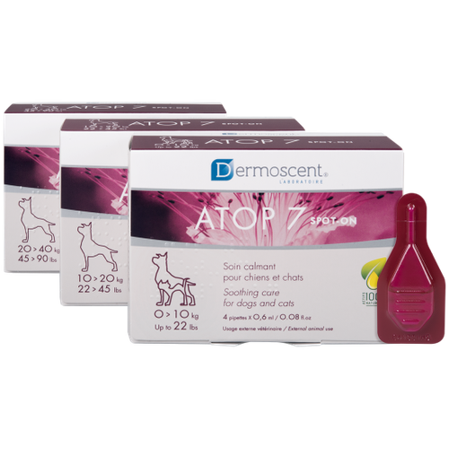 ATOP7® spot-on cat/dog (-10kg) - 0.6 ml - MyStetho Veterinary