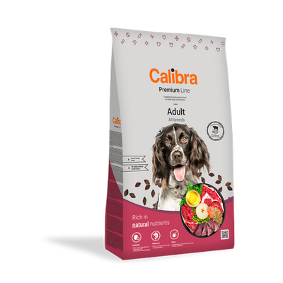 Calibra Premium  Canine Adult boeuf 12kg - MyStetho Veterinary