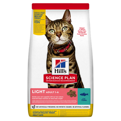 Hill's Science Plan Light Adult Tuna 1.5 kg - MyStetho Veterinary