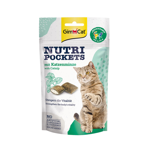 GimCat Nutri Pockets menthe et multi-vitamines, 60g - MyStetho Veterinary