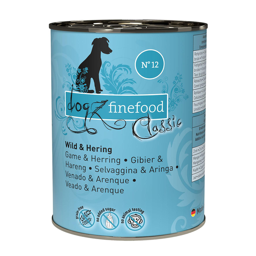 Dogz Finefood No.12 gibier&amp;hareng 400g - MyStetho Veterinary