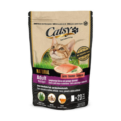 Catsy Adult Hairball avec saumon - MyStetho Veterinary