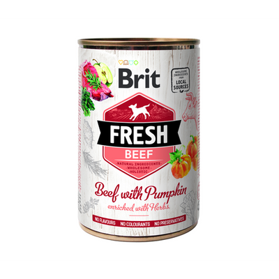 Brit Fresh Brit Fresh Dog - Bœuf à la citrouille 400g - MyStetho Veterinary