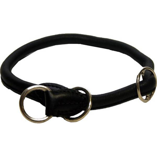 Collier cousu rond, avec arrêt réglable, 35 cm Ø 7 mm, noir - MyStetho Veterinary