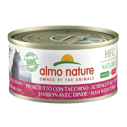 Almo Almo HFC Natural Jambon et dinde 70g - MyStetho Veterinary