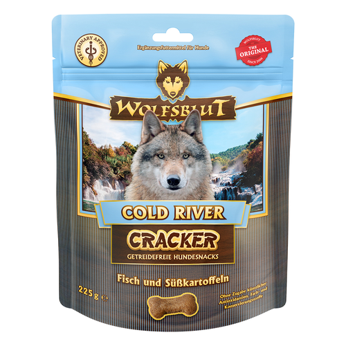 Wolfblut Canine Cracker Cold River - truite avec patate douce 225g - MyStetho Veterinary