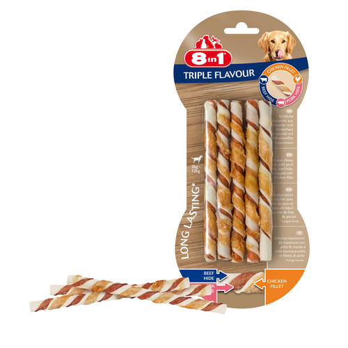 8in1 Triple Flavour Sticks - MyStetho Veterinary