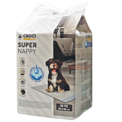 Super Nappy Nonslip alèse absorbante 60 x 60 cm 50 Stück - MyStetho Veterinary