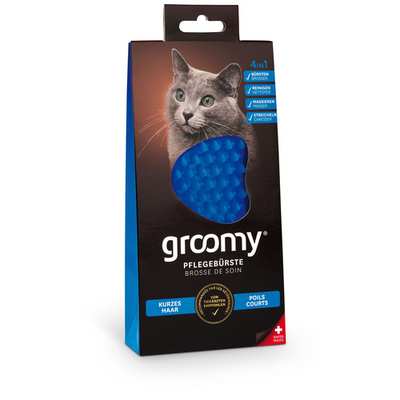 Groomy  Wellness-brosse pour chats, poil ras - MyStetho Veterinary