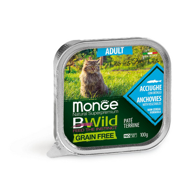 Monge Bwild GF Anchois adultes - MyStetho Veterinary