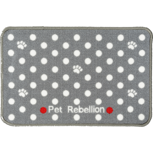 Food Mat Dotty Grey 40 x 60cm - MyStetho Veterinary