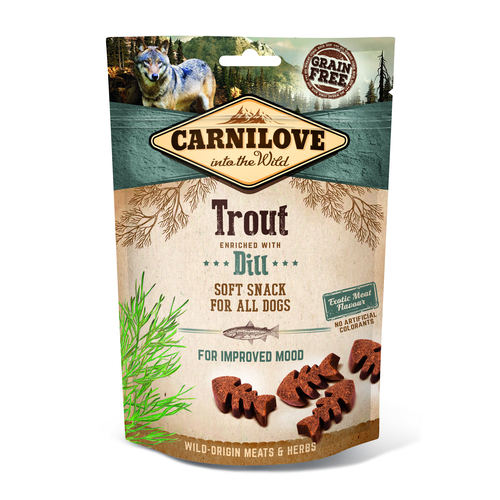 Carnilove Dog Adulte Soft Snack - Truite à l'aneth 200g - MyStetho Veterinary