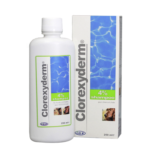 Clorexyderm Shampoo 4 % 250 ml flacon - MyStetho Veterinary