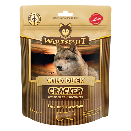 Wolfblut Canine Cracker Wild Duck - canard avec pomme de terre 225g - MyStetho Veterinary