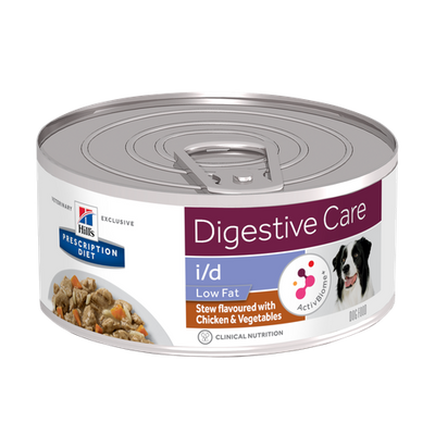 Hill's Prescription Diet i/d Low Fat Mini Chicken and vegetables stew can 156 g - MyStetho Veterinary