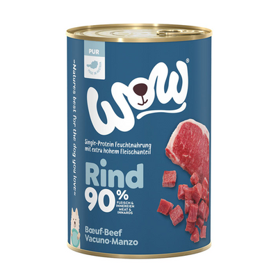 WOW 100% Boeuf PUR, 400g - MyStetho Veterinary