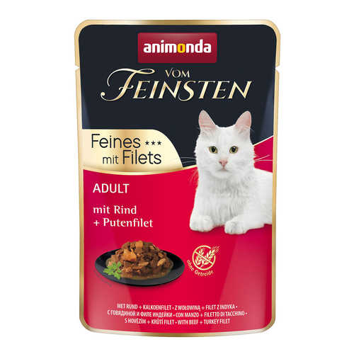 Animonda Vom Feinsten Bœuf&amp; filet de dinde , 85g - MyStetho Veterinary