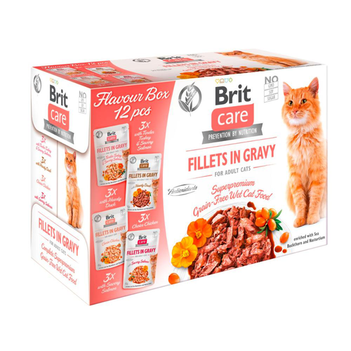 Brit Care Cat Brit Care Cat Flavour Box - Filets en sauce 85g - MyStetho Veterinary