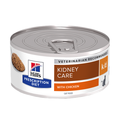 Hill's Prescription Diet k/d Chicken can 156 g - MyStetho Veterinary