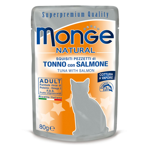 Monge Natural Cat Thon avec saumon - MyStetho Veterinary