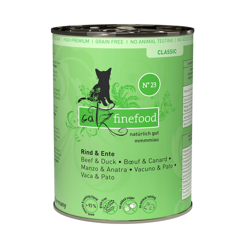 Catz Finefood No. 23 avec boeuf &amp; canard, 400g - MyStetho Veterinary