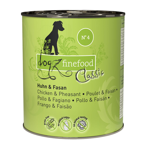 Dogz Finefood No.04 poulet &amp; faisan 800g - MyStetho Veterinary