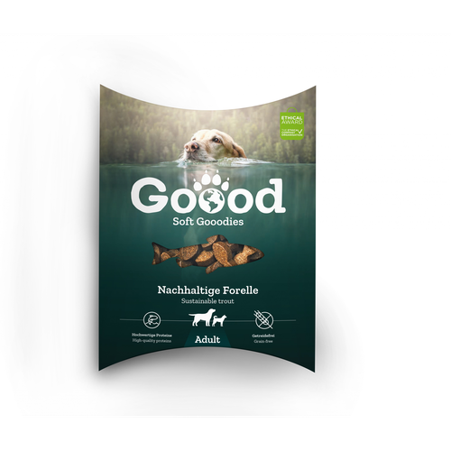 Goood Canine Soft Gooodies Adult Truite d’aquaculture durable  100 g - MyStetho Veterinary