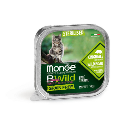 Monge Bwild stérilisé Sanglier - MyStetho Veterinary