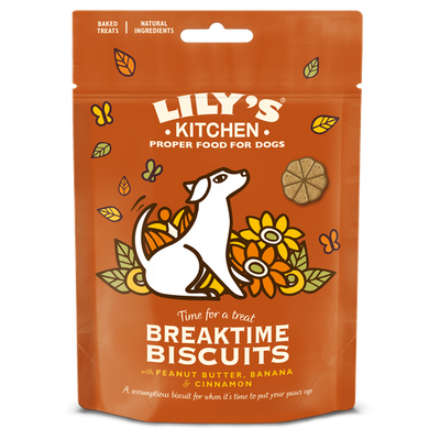 Lily's Kitchen Breaktime Biscuits Peanut Butter  80g - MyStetho Veterinary