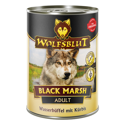 Wolfblut Canine Adult Black Marsh - karbau avec potiron 395g - MyStetho Veterinary