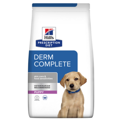 Hill's PRESCRIPTION DIET Derm Complete Puppy Croquettes pour Chiot 12 kg - MyStetho Veterinary