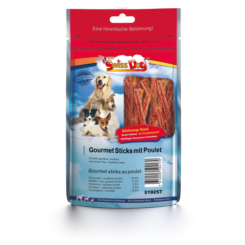 SwissDog Gourmet-sticks, poulet - MyStetho Veterinary