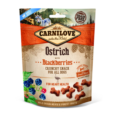 Carnilove Dog Adulte Crunchy Snack - Autruche aux mûres 200g - MyStetho Veterinary