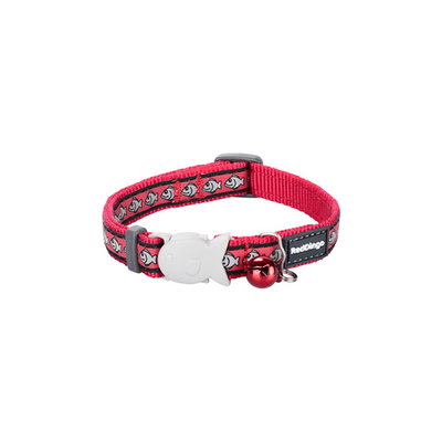 RedDingo RougeDingo Collier pour chat Reflective Fish Rouge - XS - MyStetho Veterinary