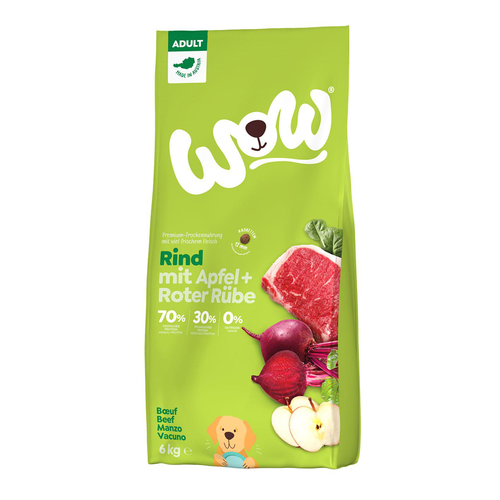 WOW aliment sec Mini Adult bœuf 6kg - MyStetho Veterinary