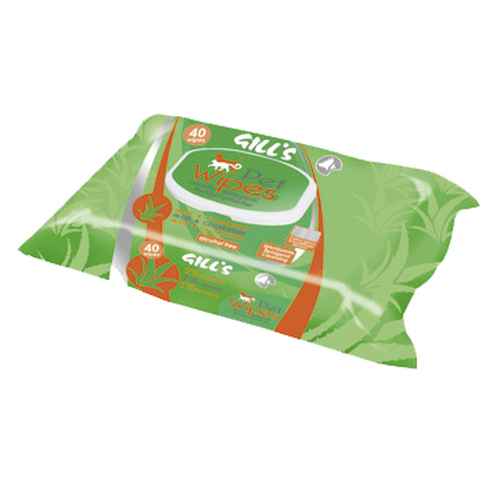 Gill's lingettes nettoyantes Aloe 40 Stück - MyStetho Veterinary