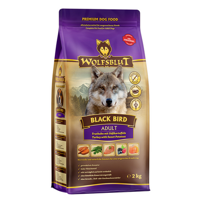 Wolfblut Canine Adult Black Bird - dinde avec patate douce 2kg - MyStetho Veterinary