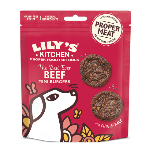 Lily's Kitchen Beef Mini Burgers Proper Meat  70g - MyStetho Veterinary