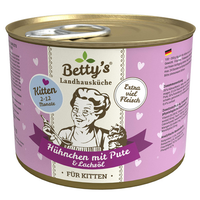 Betty&#039;s Landhausküche Poulet &amp; dinde 200g - MyStetho Veterinary