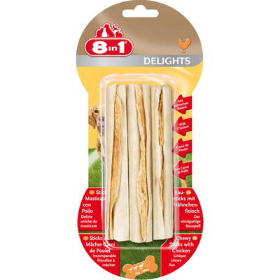 8in1 Delights Chicken sticks - MyStetho Veterinary