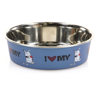 Swisspet Ecuelle en acier spécial I LOVE MY DOG - MyStetho Veterinary