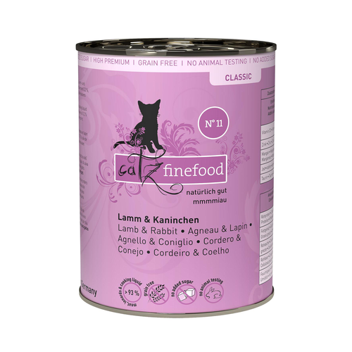 Catz Finefood No. 11 avec agneau &amp; lapin, 400g - MyStetho Veterinary