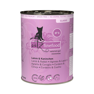 Catz Finefood No. 11 avec agneau &amp; lapin, 400g - MyStetho Veterinary