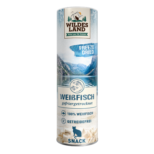 Wildes Land Feline poisson blanc Freeze Dried  16g - MyStetho Veterinary