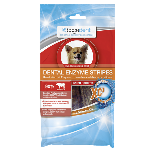 bogadent Dental Enzyme Stripes Mini pour chiens 100g - MyStetho Veterinary