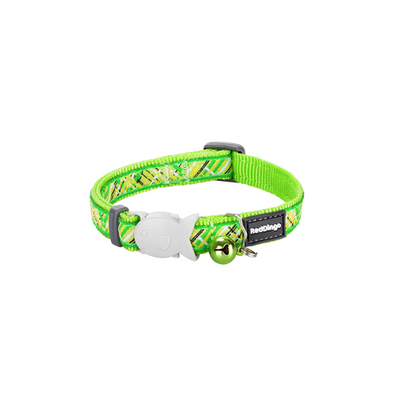 RedDingo RougeDingo Collier pour chat Flanno Lime Vert - XS - MyStetho Veterinary